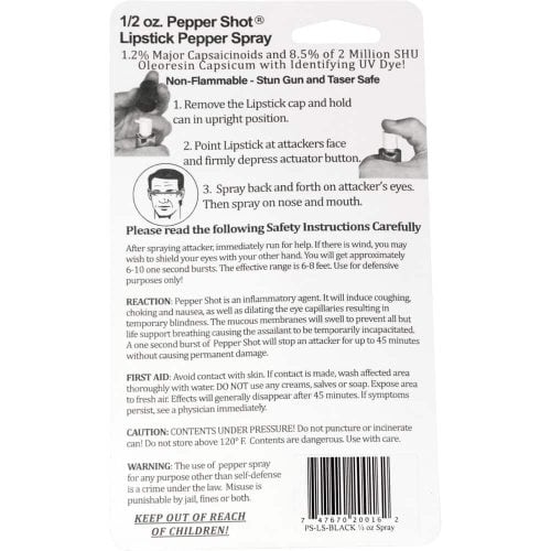Lipstick Pepper Spray for Women