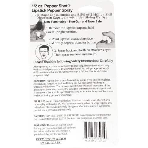 Lipstick Pepper Spray for Women