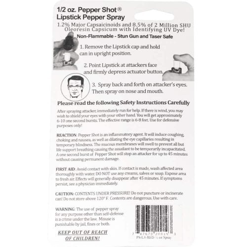 Lipstick Pepper Spray for Women
