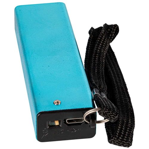 Slider Stun Gun LED Flashlight USB Charger