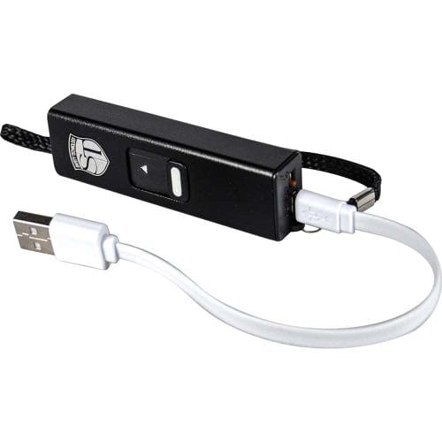 Slider Stun Gun LED Flashlight USB Charger