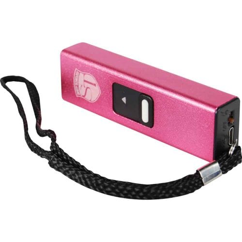 Slider Stun Gun LED Flashlight USB Charger