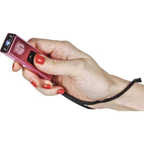 Slider Stun Gun LED Flashlight USB Charger