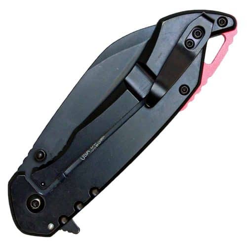 Assisted Open Folding Pocket Knife, Handle w/ Accents
