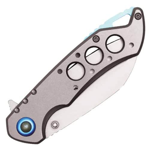 Assisted Open Folding Pocket Knife, Handle w/ Accents
