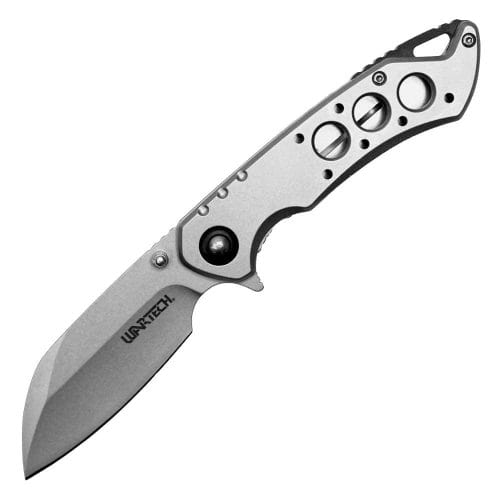 Assisted Open Folding Pocket Knife, Handle w/ Accents