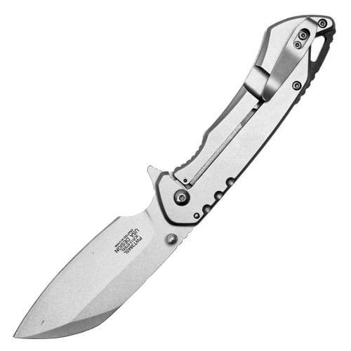 Assisted Open Folding Pocket Knife, Handle w/ Accents