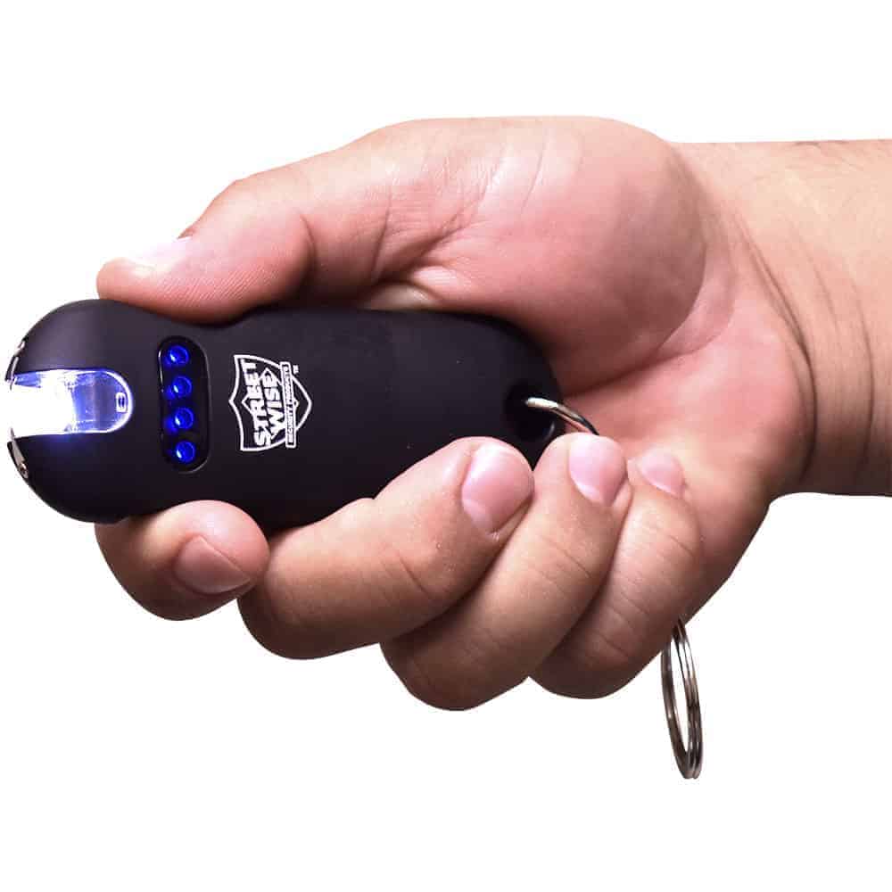 SWS24BK_ejpg - Family Security - USA Streetwise Smart Keychain Stun Gun