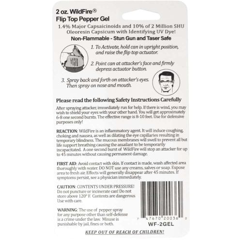 Wildfire Pepper Spray Gel