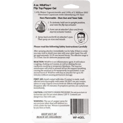 Wildfire Pepper Spray Gel