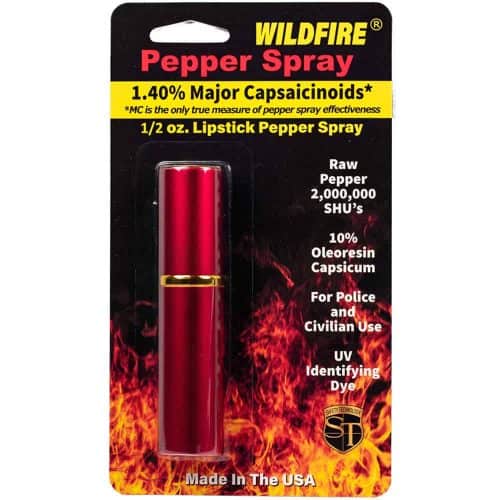 Lipstick Pepper Spray Black