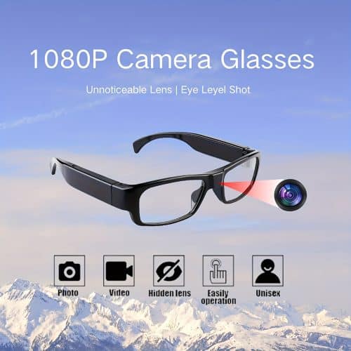 Eyeglasses Hidden Spy Camera with Built in DVR