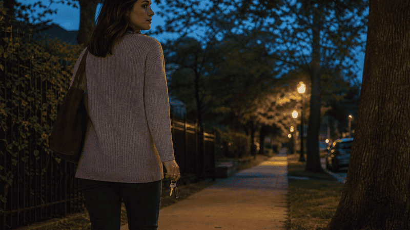 walking-alone-at-night-the-self-defense-setup-women-should-a